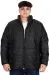 Big Tall Mens Quilted Coat U24614 Black