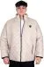Big Tall Mens Quilted Coat U24615 Beige