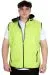 Big Size Mens Hooded Zipper quilted vest U24700 Dark Green