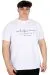 Big Size Mens T-shirt LOS ANGELES WAFFLE U25001 White