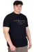 Big Size Mens T-shirt LOS ANGELES WAFFLE U25001 Navy Blue