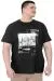 Big Size Mens  T-Shirt New York U25005 Black