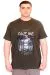Big Size Mens T-Shirt Crew Neck CHILL OUT  U25008 Khaki