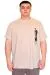 Big Size Mens T-Shirt Crew Neck NOT DEFINETS  U25009 Bej