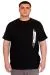 Big Size Mens T-Shirt Crew Neck NOT DEFINETS  U25009 Black