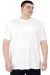 Big Size Mens T-Shirt Crew Neck Craft U25016 White