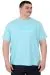 Big Size Mens T-Shirt Crew Neck Craft U25016 Turkuaz