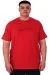 Büyük Beden Erkek T-Shirt Bisiklet Yaka Reseve U25017 Kırmızı