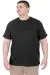 Big Size Mens T-Shirt Crew Neck Reseve U25017 Black