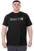 Büyük Beden Erkek T-Shirt Bisiklet Yaka NYC New York U25019 Siyah