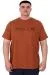 Büyük Beden Erkek T-Shirt Bisiklet Yaka NYC New York U25019 Tarçın
