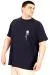 Big Size Mens Tshirt Crew Neck GORGEUS U25022 Navy