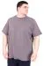 Big Size Mens Tshirt Grey U25023