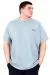 Big Size Mens Tshirt Blue U25023