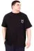 Big Size Mens Tshirt Black U25024