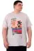 Big Size Mens Tshirt Grey U25026