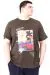 Big Size Mens Tshirt Khaki U25026