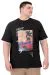 Big Size Mens  T-Shirt Palm Dream U25026 Black