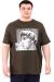 Big Size Mens Tshirt Khaki U25027