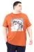 Big Size Mens Tshirt Cinnamon U25027