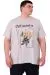 Big Size Mens Tshirt Grey U25028