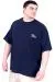 Big Size Mens Tshirt Crew Neck FAITH U25030 Navy