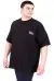 Big Size Mens Tshirt Black U25030