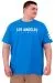 Big Size Mens  T-Shirt Los Angeles U25031 Saxe