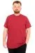 Büyük Beden Erkek T-Shirt Bisiklet Yaka Dore U25034 Bordo