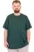 Büyük Beden Erkek T-Shirt Bisiklet Yaka U25035 Nefti