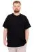 Büyük Beden Erkek T-Shirt Bisiklet Yaka U25035 Siyah
