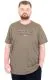 Büyük Beden Erkek T-Shirt Bisiklet Yaka BOSTON U25037 Haki