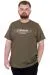 Plus Size Men's T-Shirt Crew Neck ORIGINALS U25038 Khaki