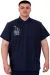 Büyük Beden Erkek T-Shirt Polo Sail U25301 Indigo