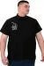 Büyük Beden Erkek T-Shirt Polo Sail U25301 Siyah