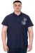 Büyük Beden Erkek T-Shirt Polo Sail Boat U25302 Indigo