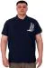 Büyük Beden Erkek T-Shirt Polo Sea Bound U25303 Indigo