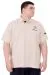 Big Size Mens Tshirt Beige U25305