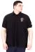 Big Size Mens Tshirt Black U25306