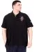 Big Size Mens Tshirt Black U25307