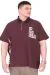 Big Size Mens Tshirt Plum U25309