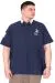 Big Size Mens Tshirt Indigo U25311