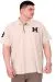 Big Size Mens Tshirt Beige U25312