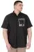 Big Size Mens Gabardin Shirt Mode09 U25603 Black