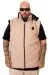 Plus Size Mens Vest 25712 S.KAHVE