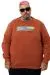 Plus Size Mens Sweatshirt U25801 CAMEL