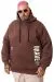 Plus Size Mens Sweatshirt U25806 COFFEE