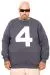 Plus Size Mens Sweatshirt u25809 SMOKED