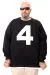 Plus Size Mens Sweatshirt u25809 BLACK