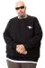 Plus Size Mens Sweatshirt u25812 BLACK